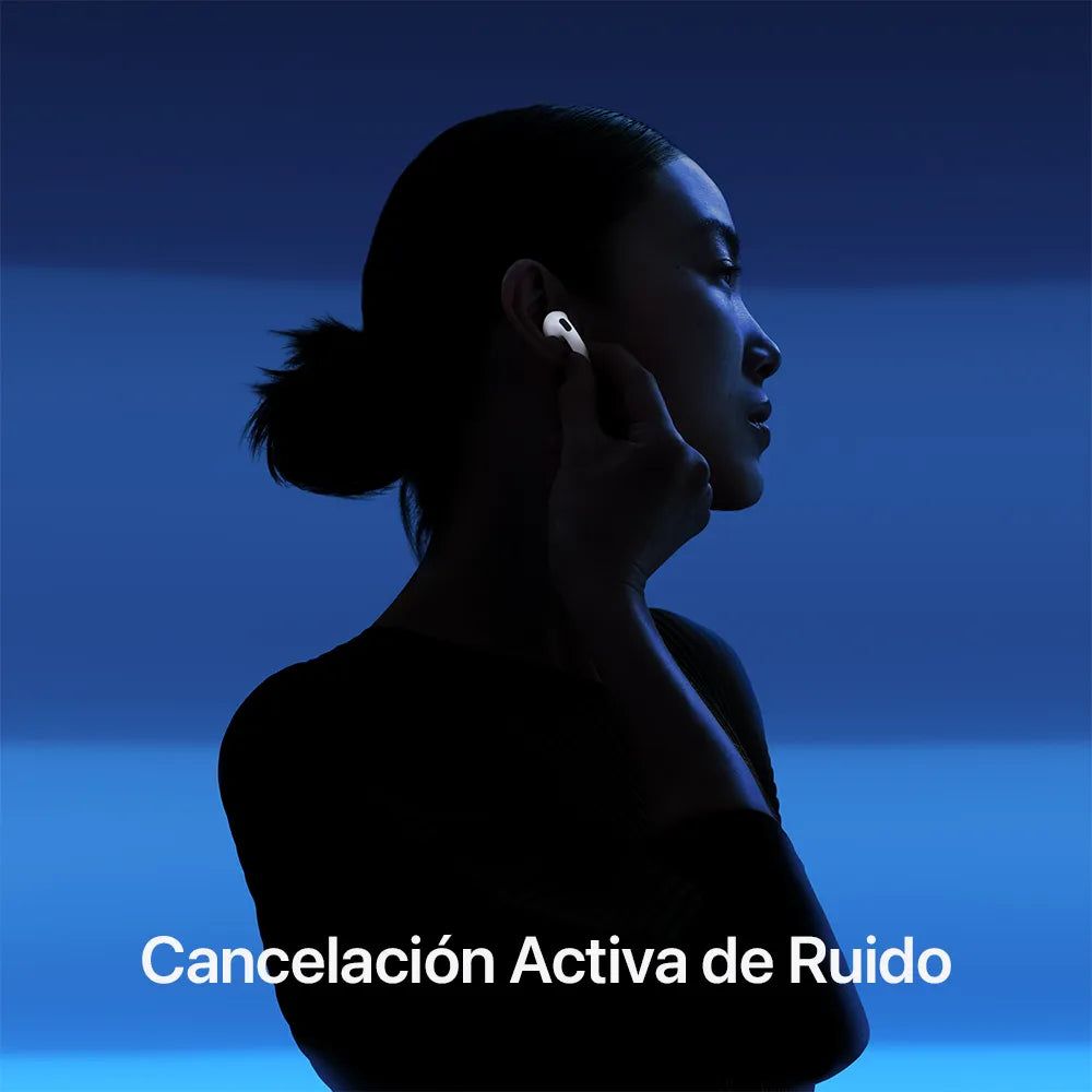 Audífonos AirPods 4 con Cancelación Activa de Ruido y Estuche de Carga Inalámbrica