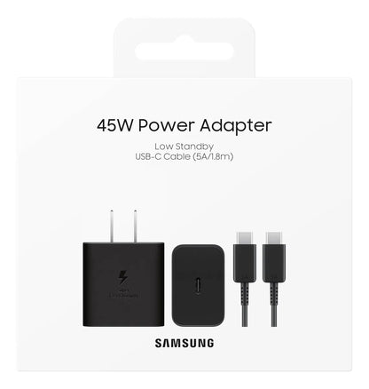 Cargador Original Samsung 45w Usb-c Cable 1.8 M Carga Rápida