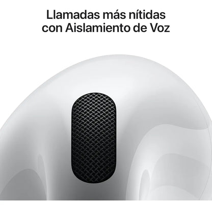 Audífonos AirPods 4 con Cancelación Activa de Ruido y Estuche de Carga Inalámbrica