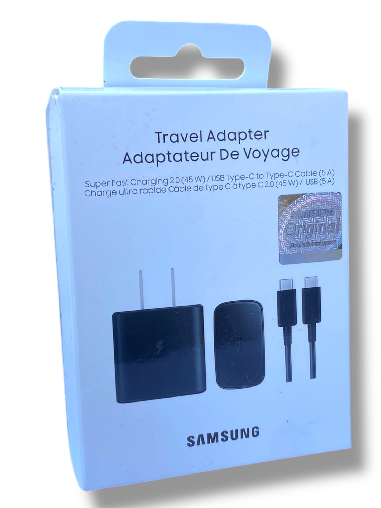 Cargador Original Samsung 45W EP-TA845 USB-C PD PPS Super Fast Charging 2.0 Incluye Cable 1m