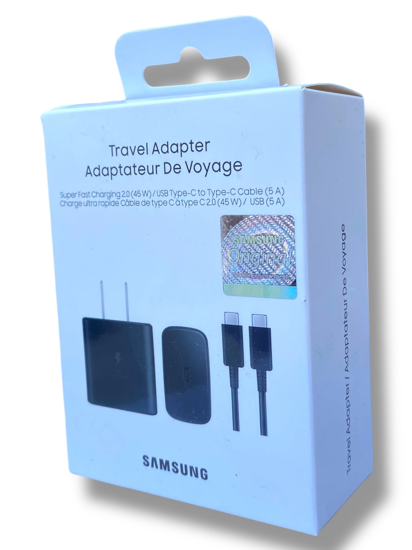 Cargador Original Samsung 45W EP-TA845 USB-C PD PPS Super Fast Charging 2.0 Incluye Cable 1m