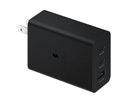 Cargador Samsung Original 65w Adapter Trio 2 Usb-c + Usb-a