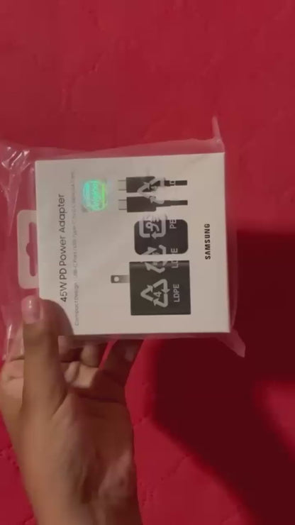 Cargador Original Samsung 45w Usb-c Cable 1.8 M Carga Rápida